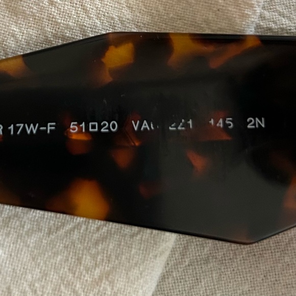 Prada Sunglasses SPR17w-f Honey Tortoise Shell, Asian Fit - Picture 4 of 12